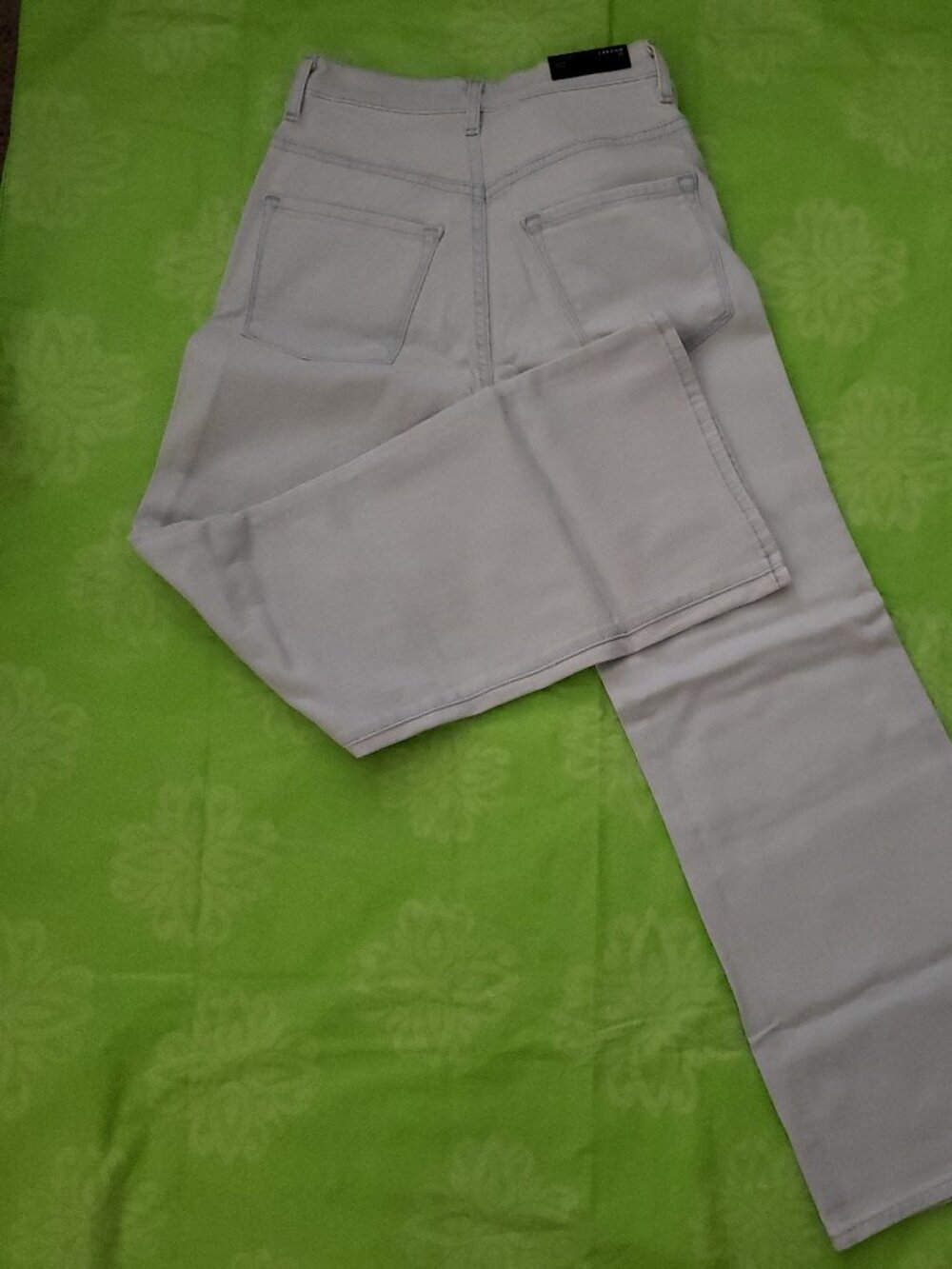 J Brand Joan Crop High Rise Jeans Powdered Wide Leg Size 27 #374 - Picture 3 of 7